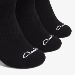 Clarks 3 Pack Athletic Black Sale