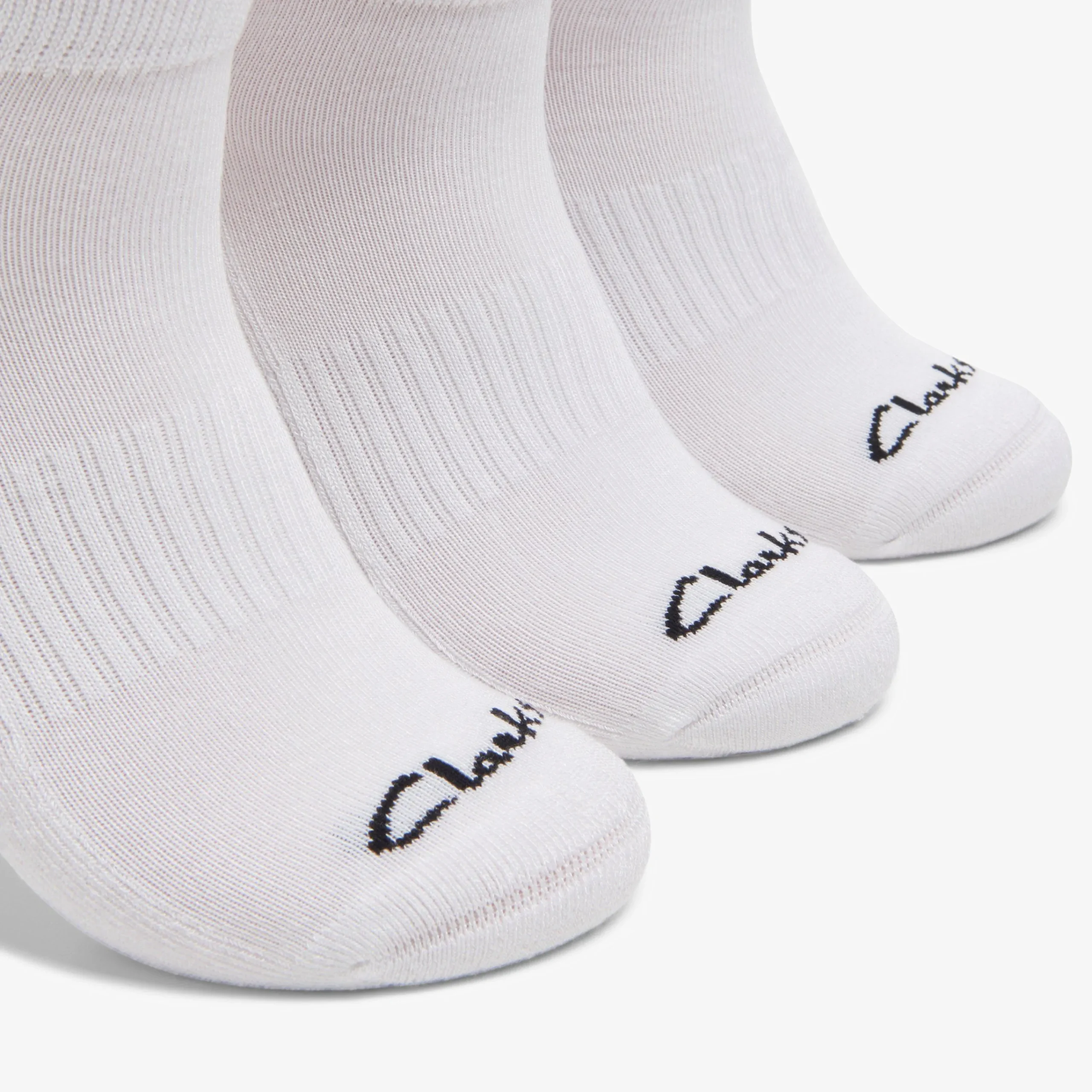 Clarks 3 Pack Athletic White Outlet