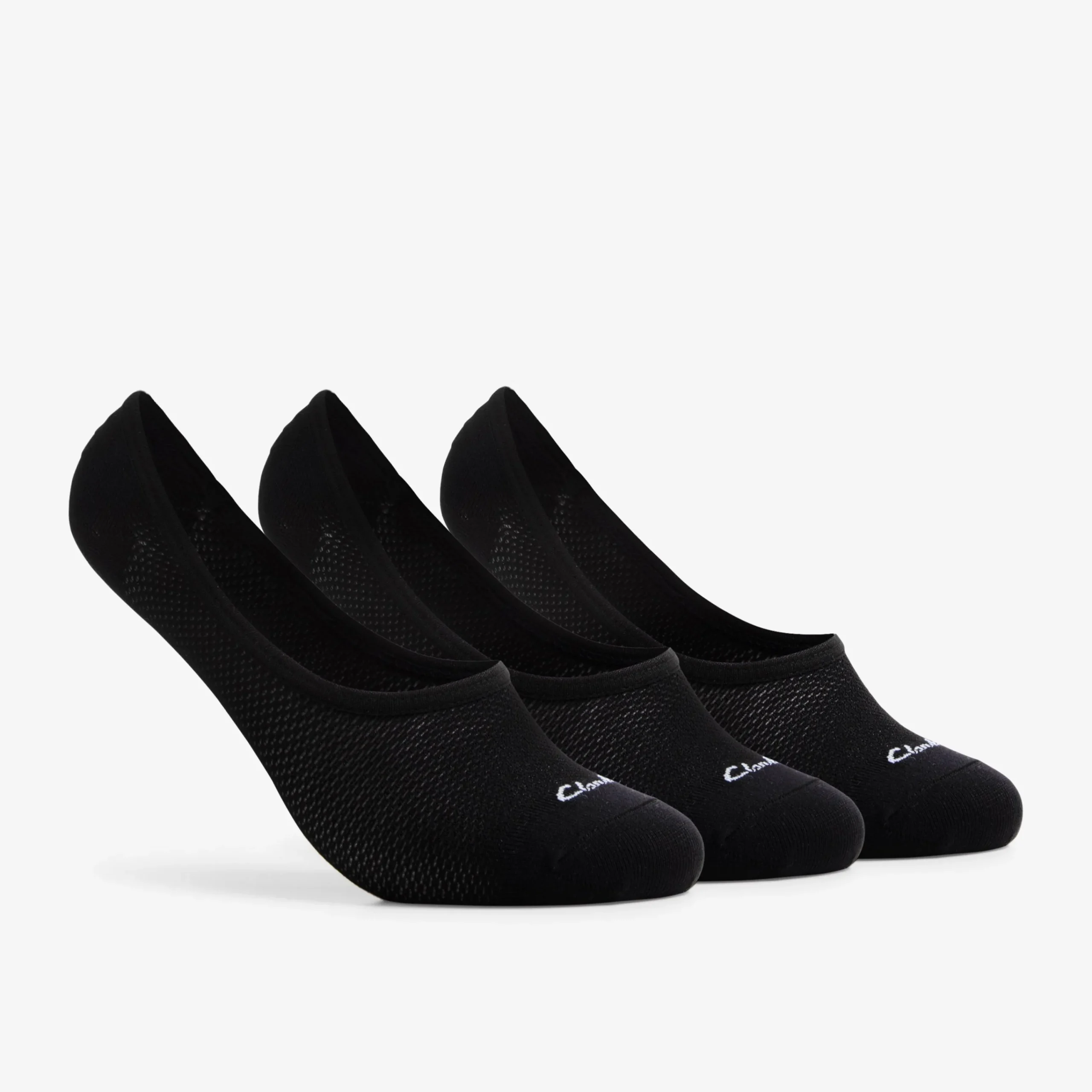 Clarks 3 Pack Liners Black Store