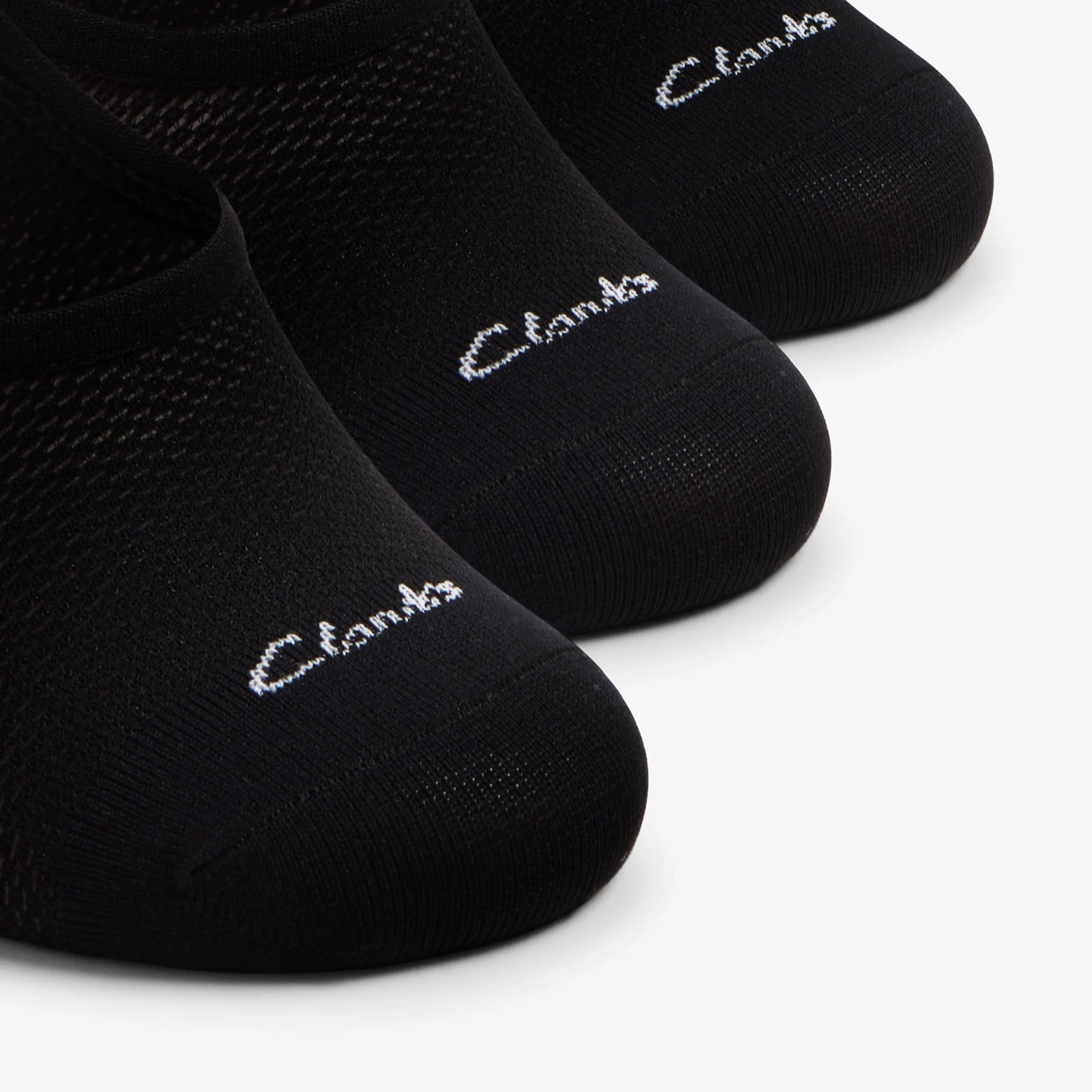 Clarks 3 Pack Liners Black Store