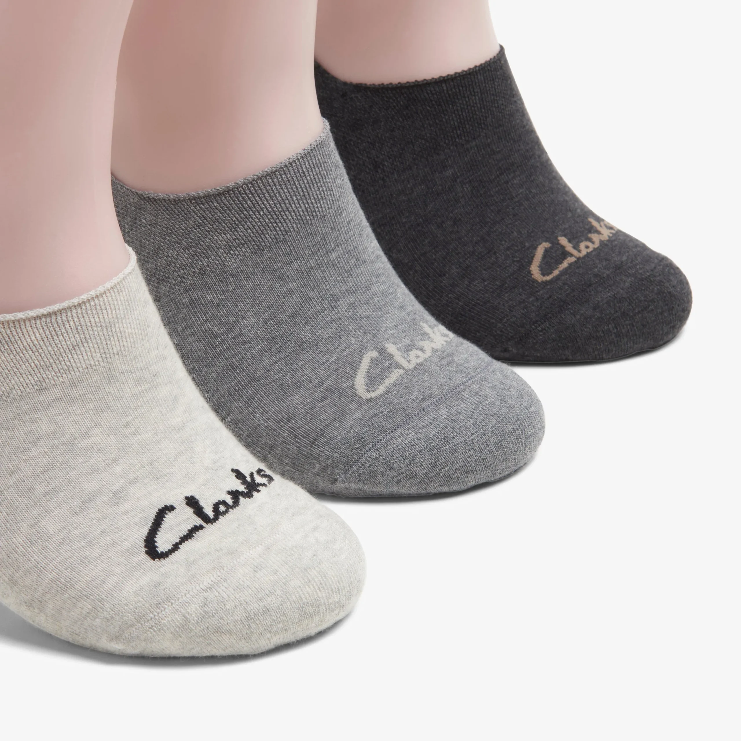 Clarks 3 Pack Liners Multicolour Outlet