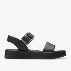 Clarks ALDA STRAP Black Leather Fashion