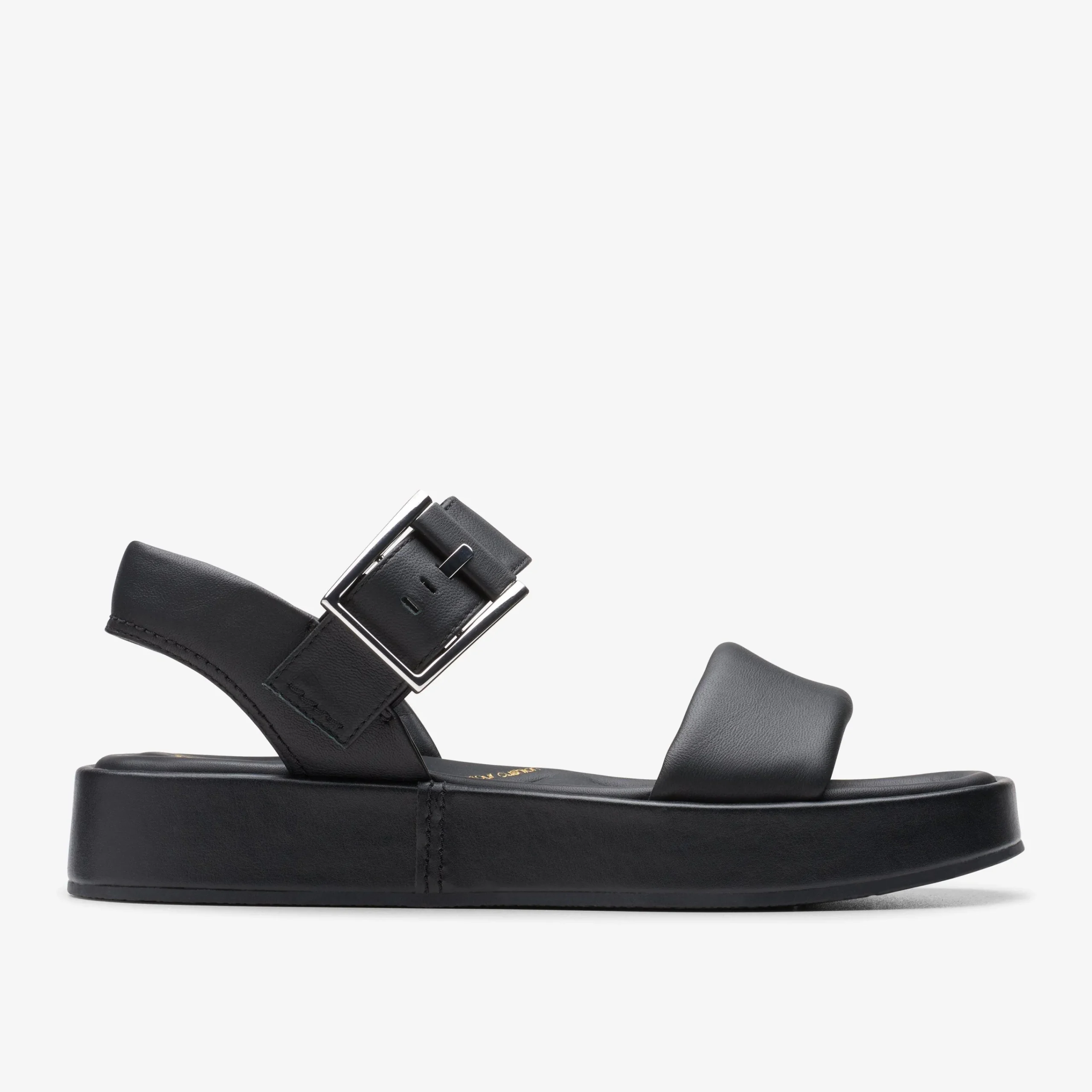 Clarks ALDA STRAP Black Leather Fashion