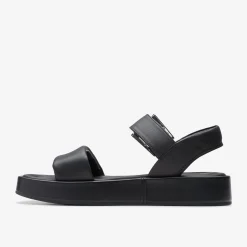 Clarks ALDA STRAP Black Leather Fashion