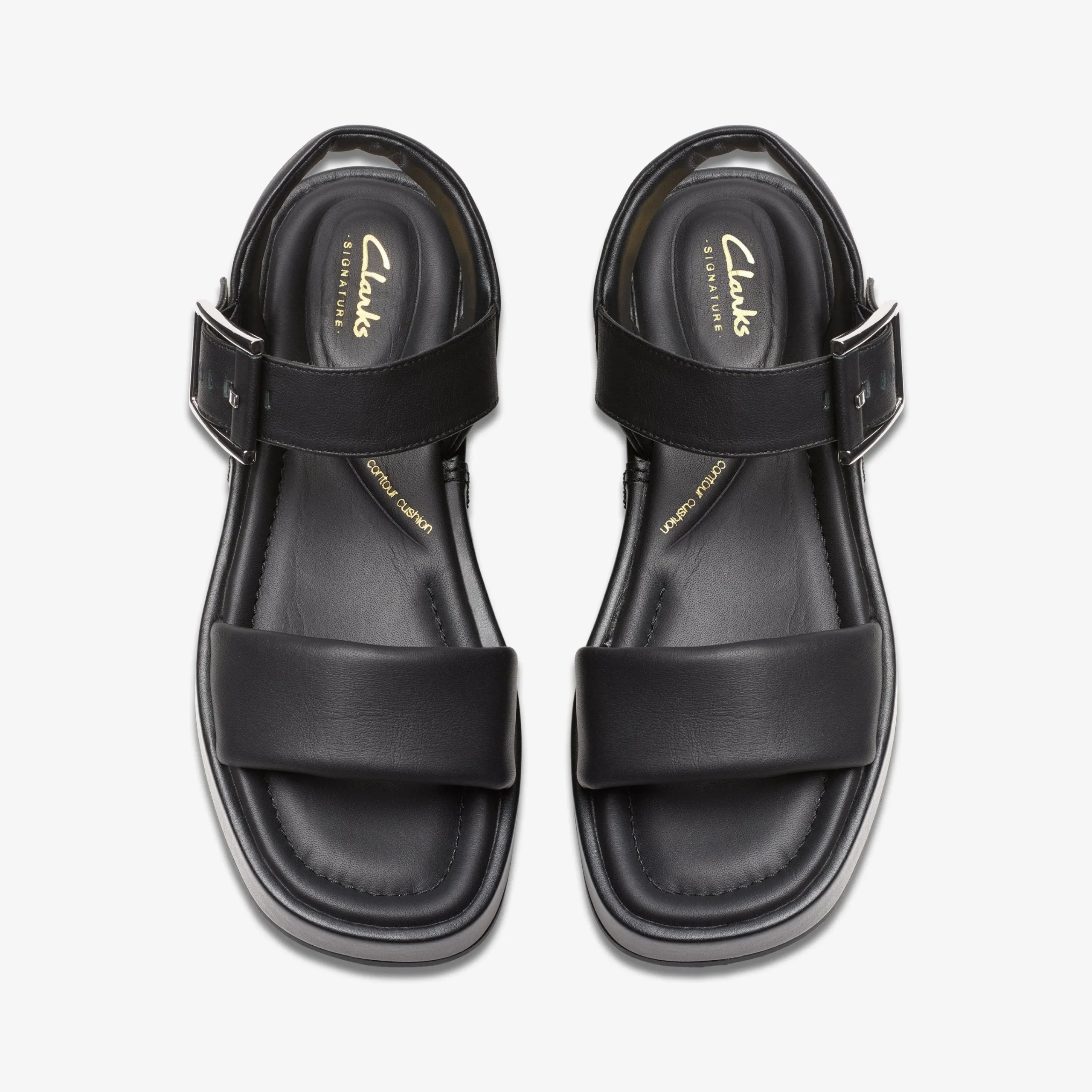 Clarks ALDA STRAP Black Leather Fashion