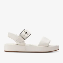 Clarks ALDA STRAP Off White Leather Outlet