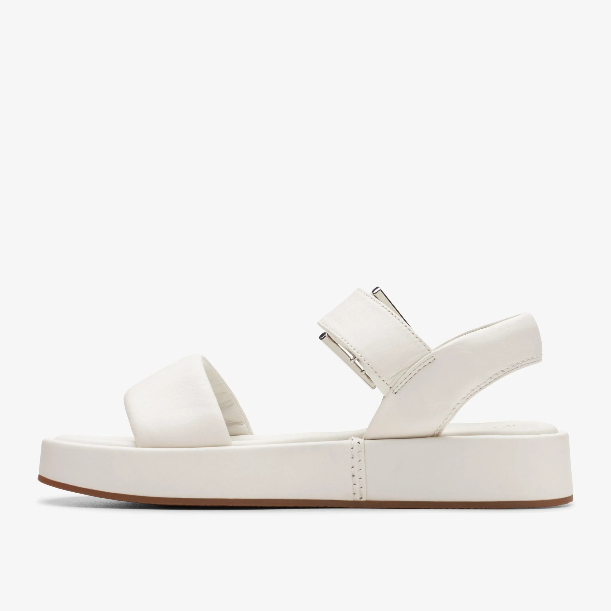Clarks ALDA STRAP Off White Leather Outlet
