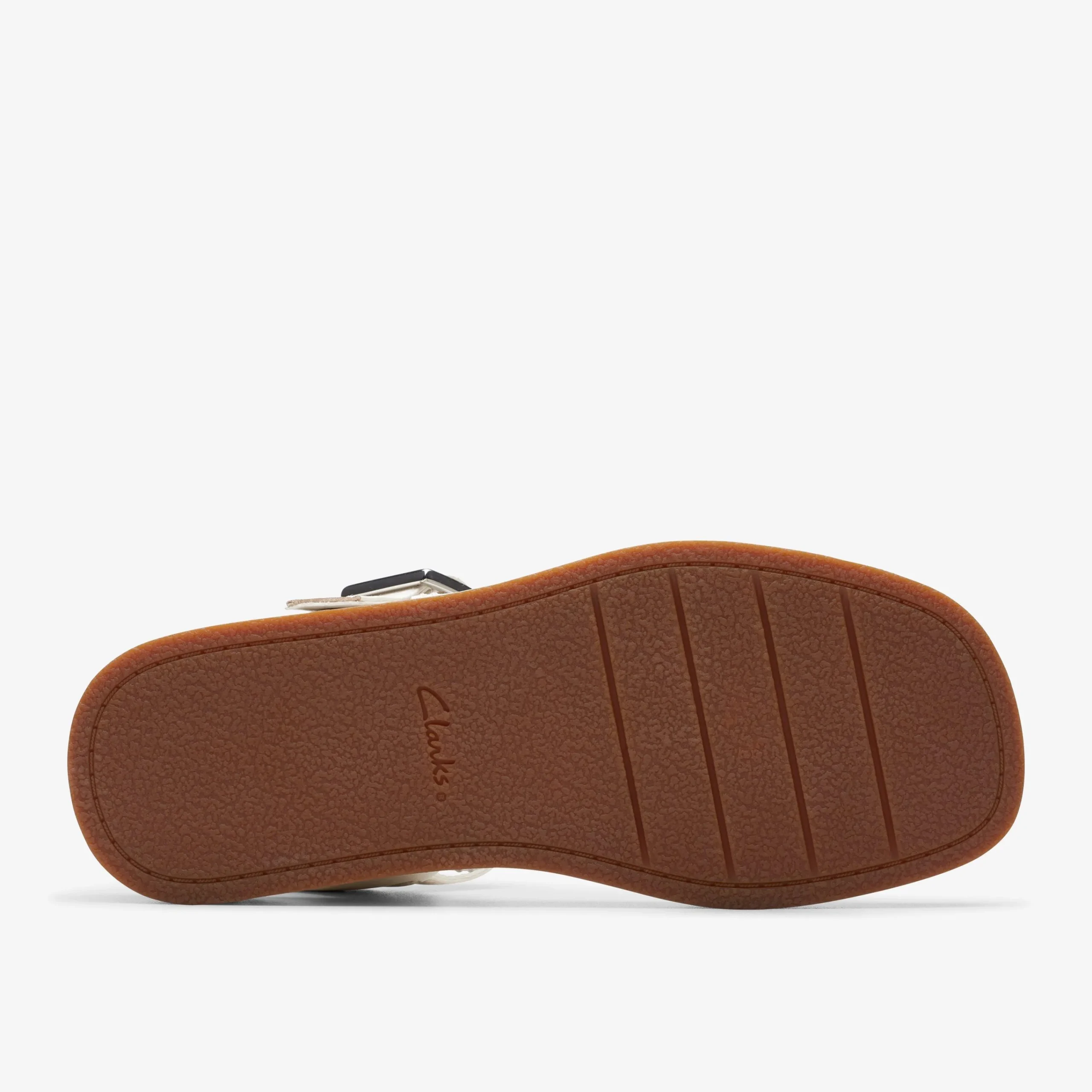 Clarks ALDA STRAP Off White Leather Outlet
