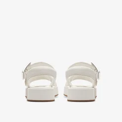 Clarks ALDA STRAP Off White Leather Outlet