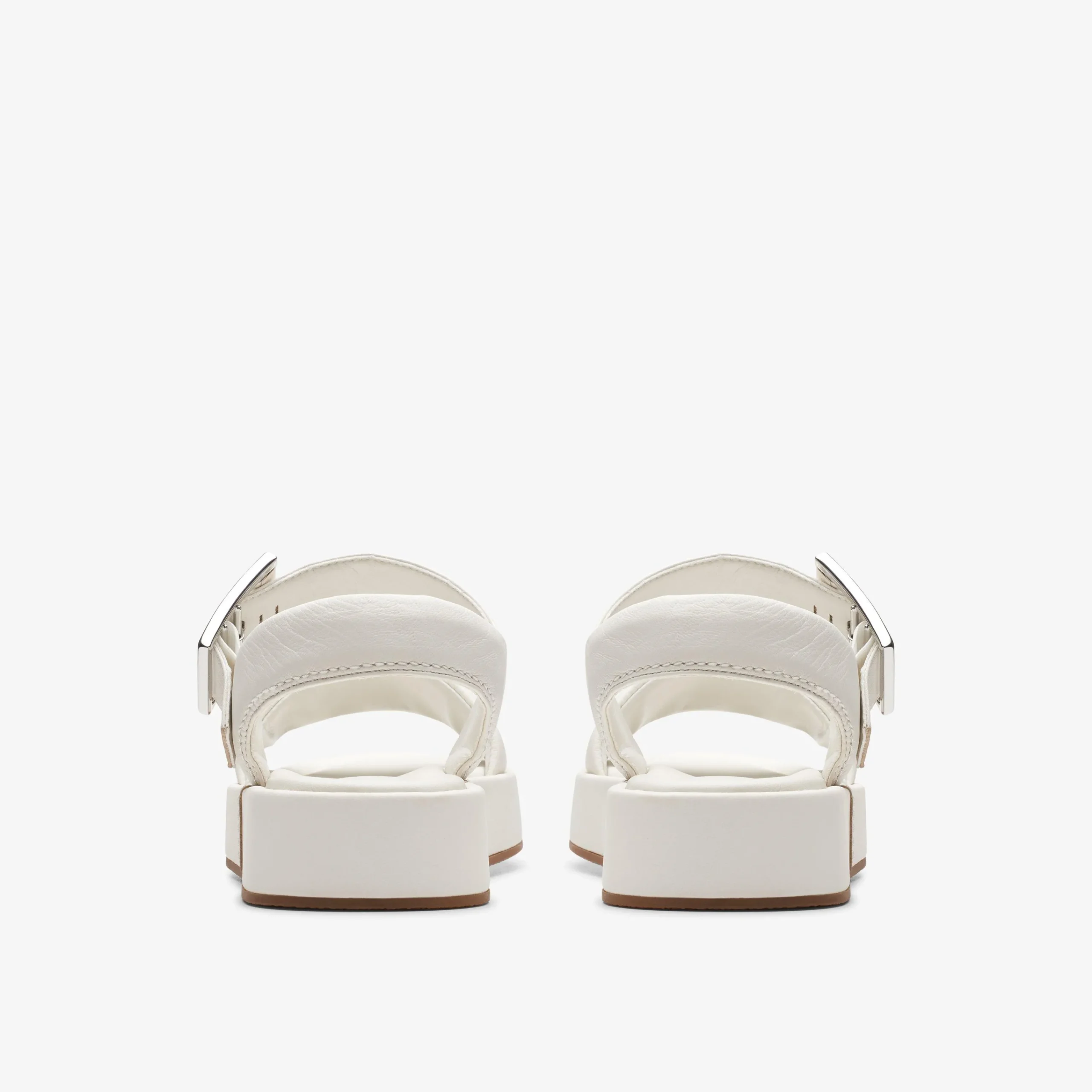 Clarks ALDA STRAP Off White Leather Outlet