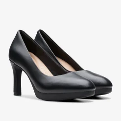 Clarks Ambyr2 Braley Black Leather Clearance