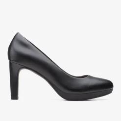 Clarks Ambyr Joy Black Leather Hot