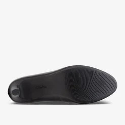 Clarks Ambyr Joy Black Leather Hot