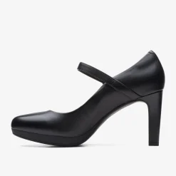 Clarks Ambyr Shine Black Leather Best Sale