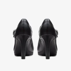 Clarks Ambyr Shine Black Leather Best Sale