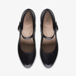 Clarks Ambyr Shine Black Leather Best Sale