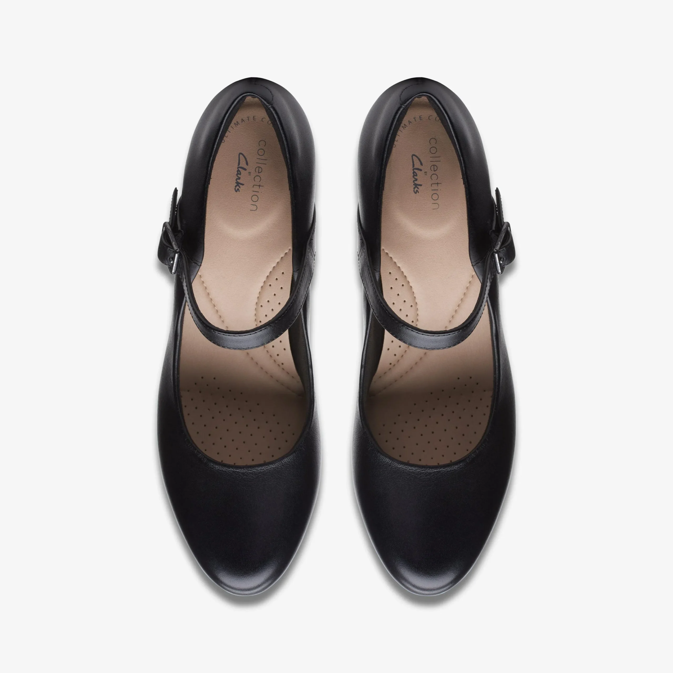 Clarks Ambyr Shine Black Leather Best Sale