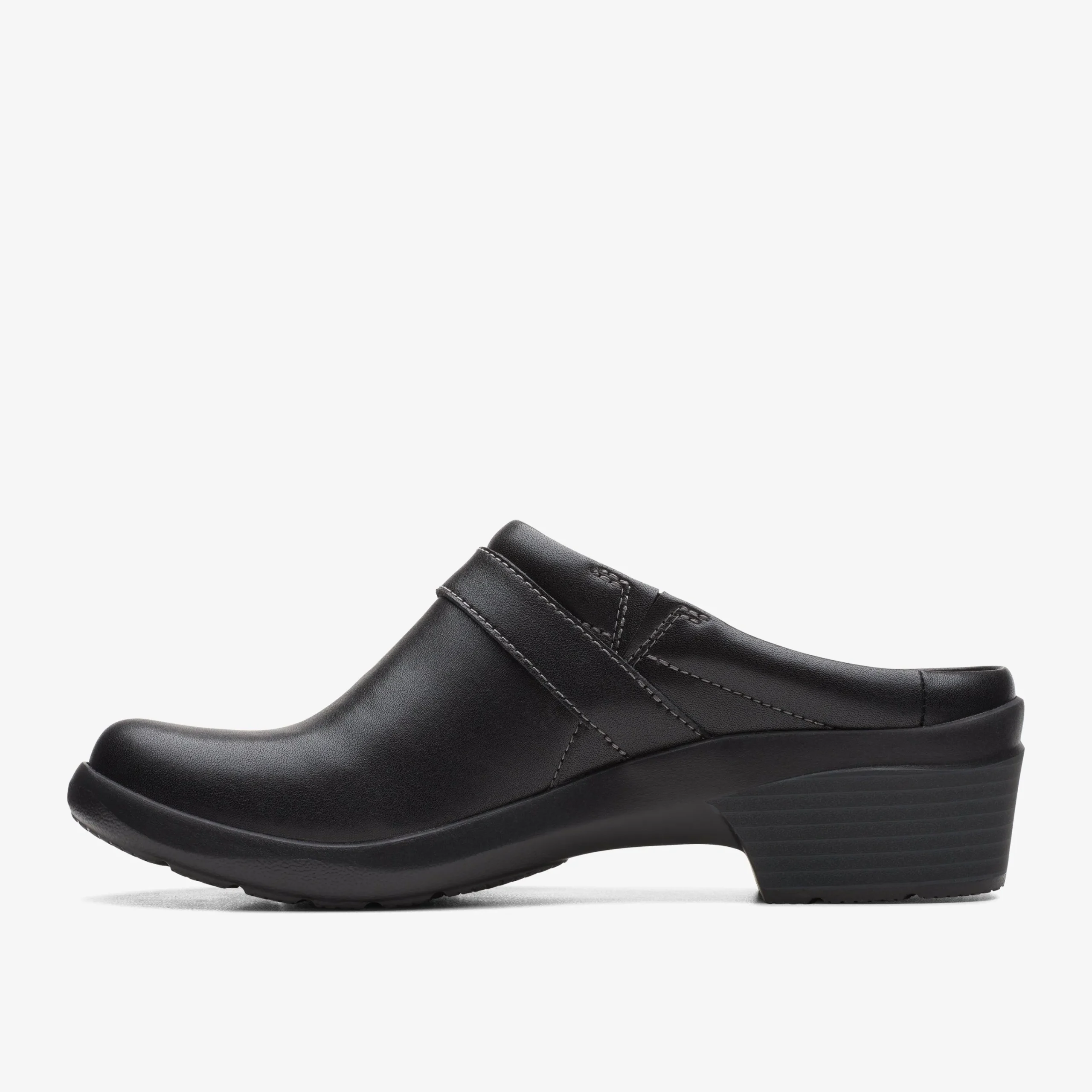 Clarks Angie Mist Black Leather New