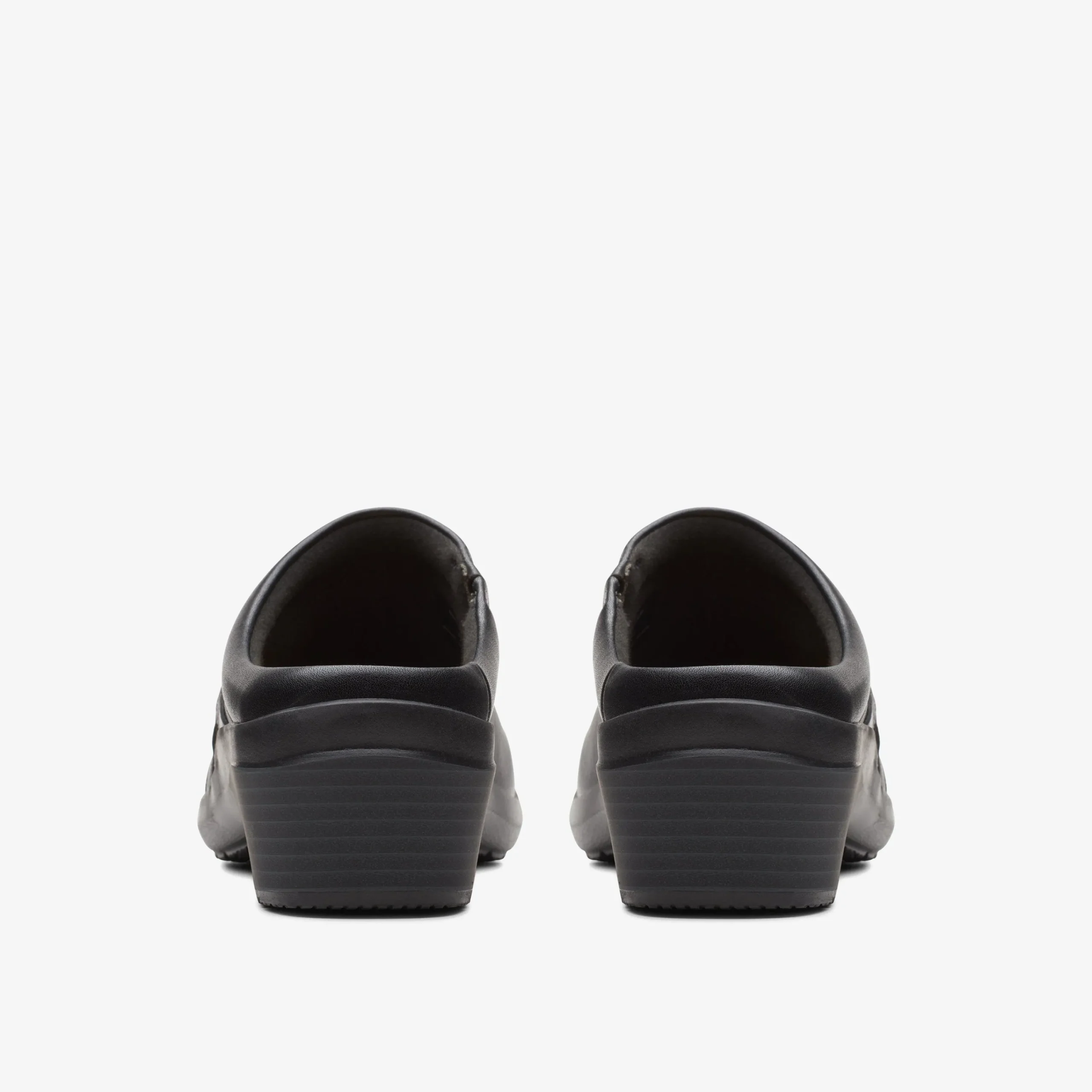 Clarks Angie Mist Black Leather New