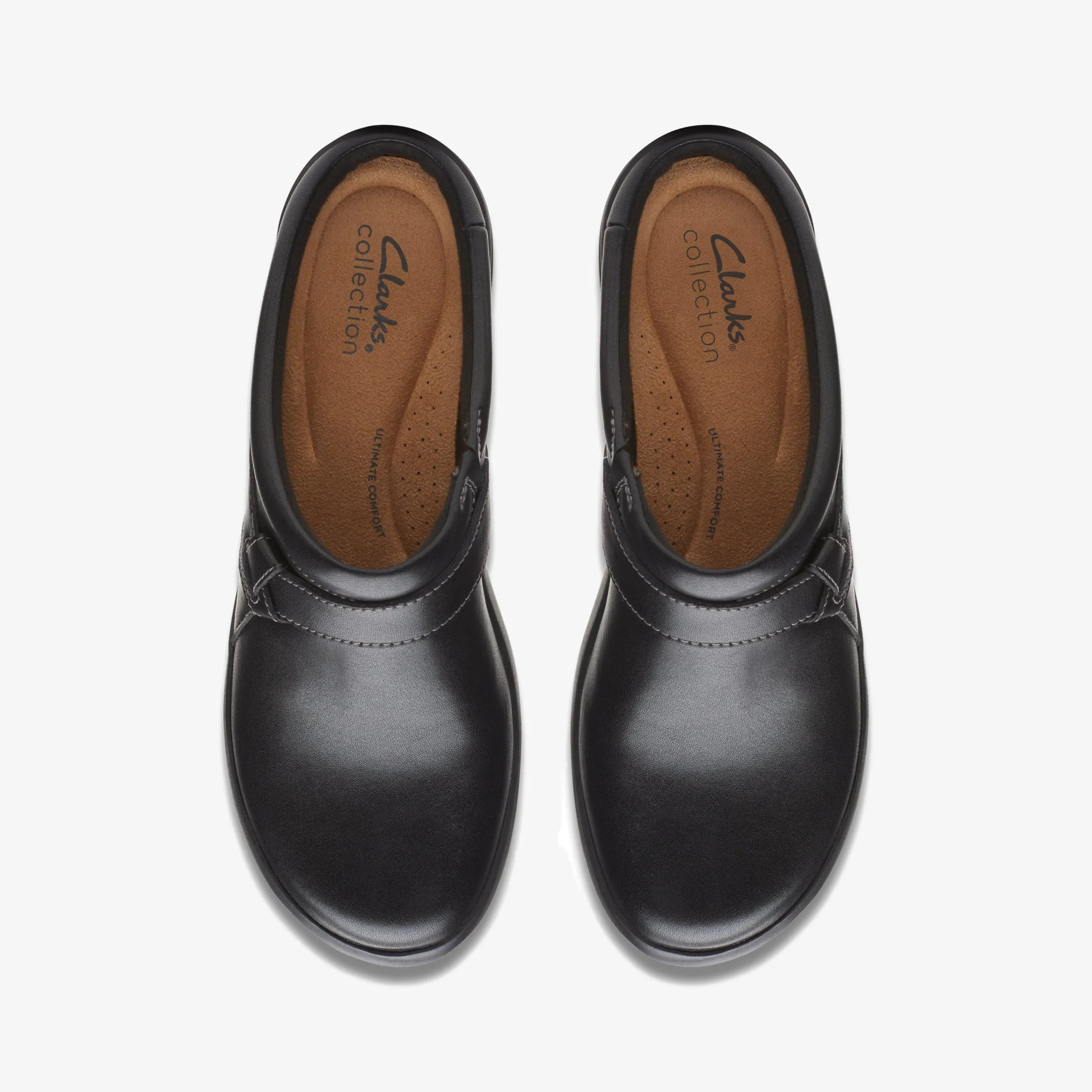 Clarks Angie Mist Black Leather New