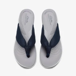 Clarks Arla Glison Blue Fabric Best