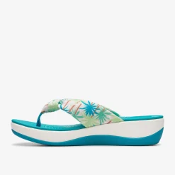 Clarks Arla Glison Green Combination Flash Sale