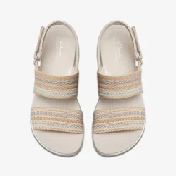 Clarks Arla Stroll Beige Combination New