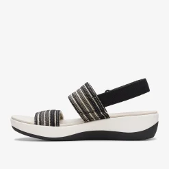 Clarks Arla Stroll Black Combination Flash Sale