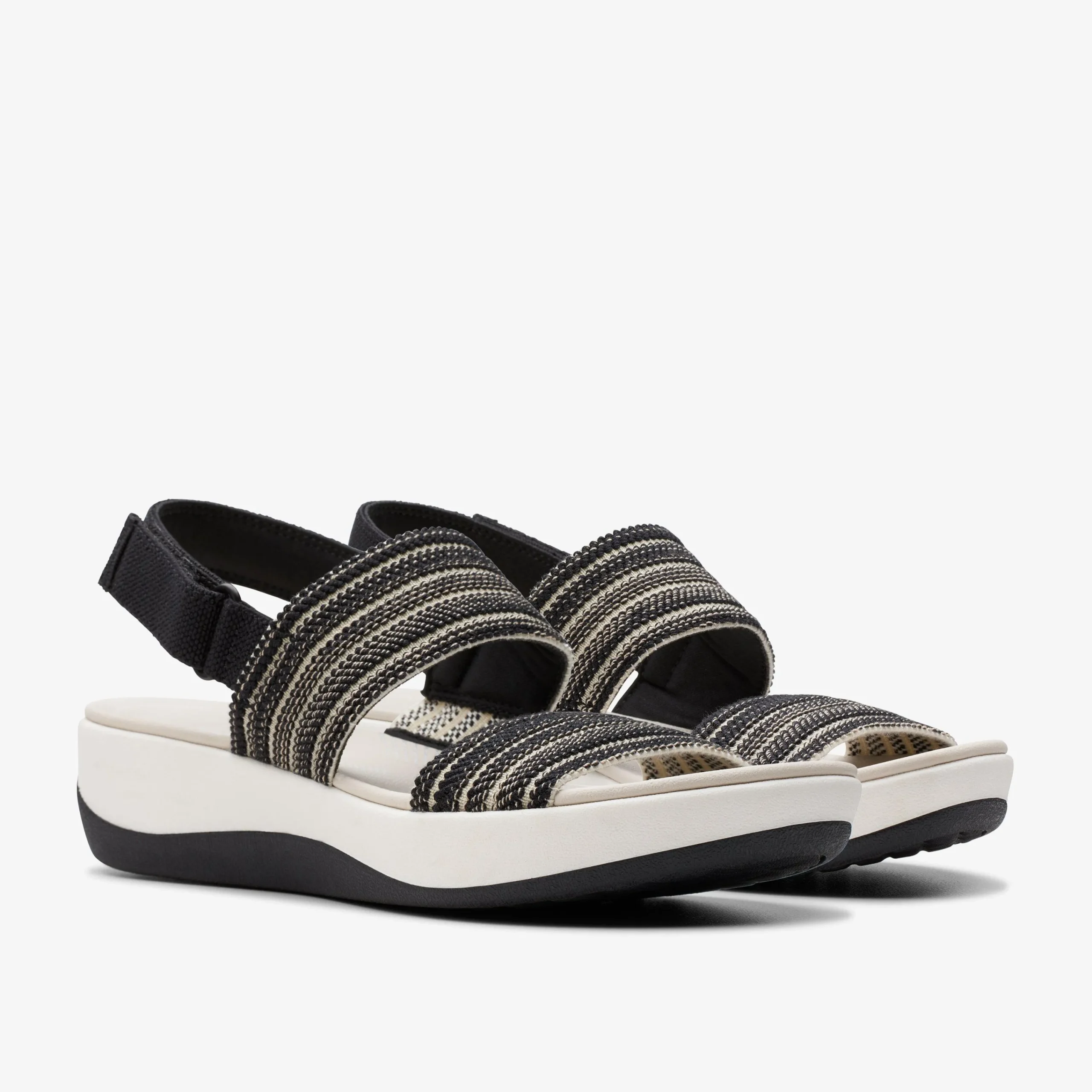 Clarks Arla Stroll Black Combination Flash Sale