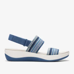 Clarks Arla Stroll Blue Combination Discount
