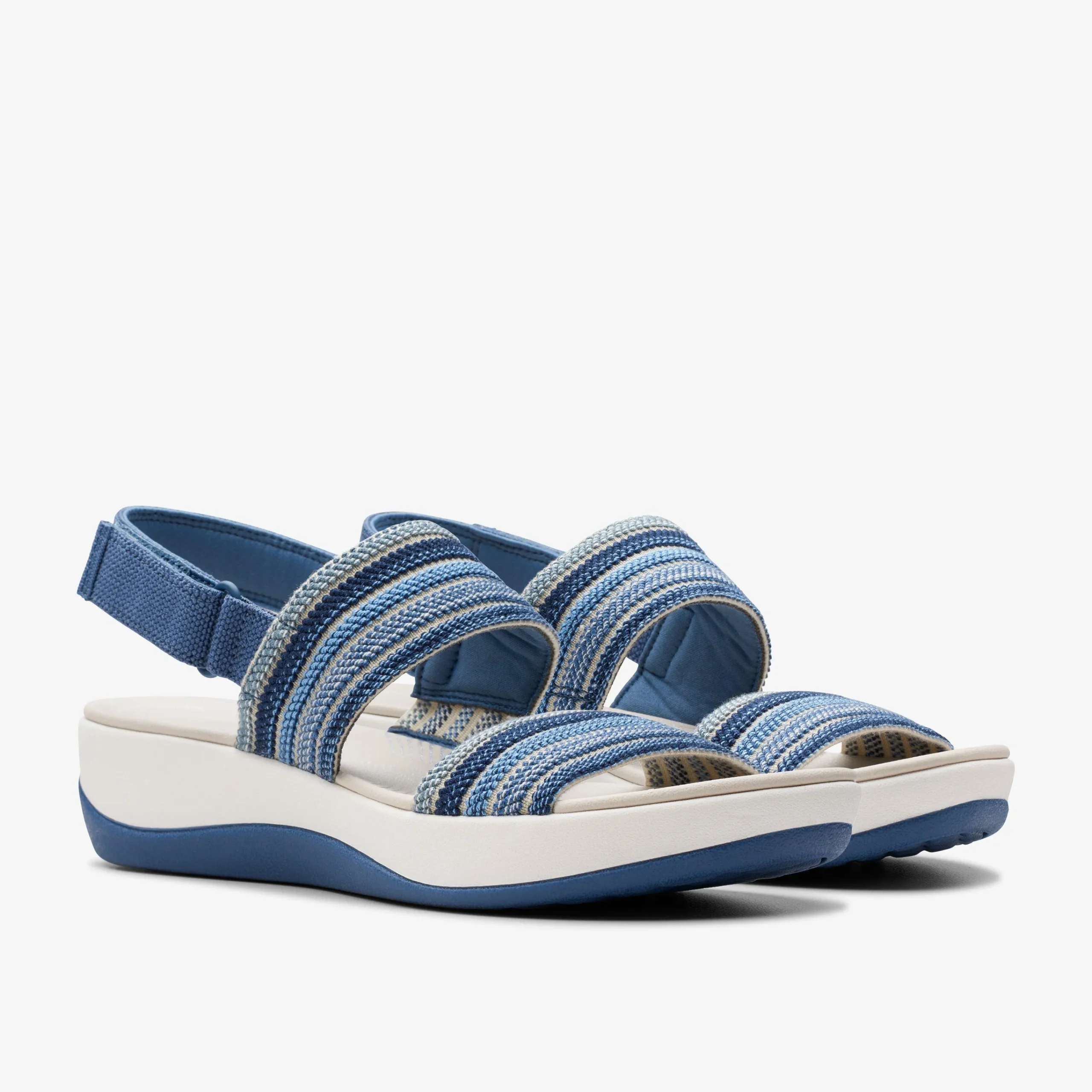 Clarks Arla Stroll Blue Combination Discount