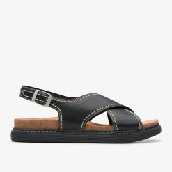 Clarks Arwell Sling Black Leather Best