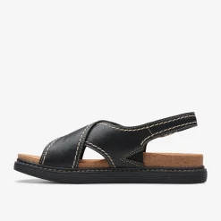 Clarks Arwell Sling Black Leather Best