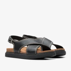 Clarks Arwell Sling Black Leather Best