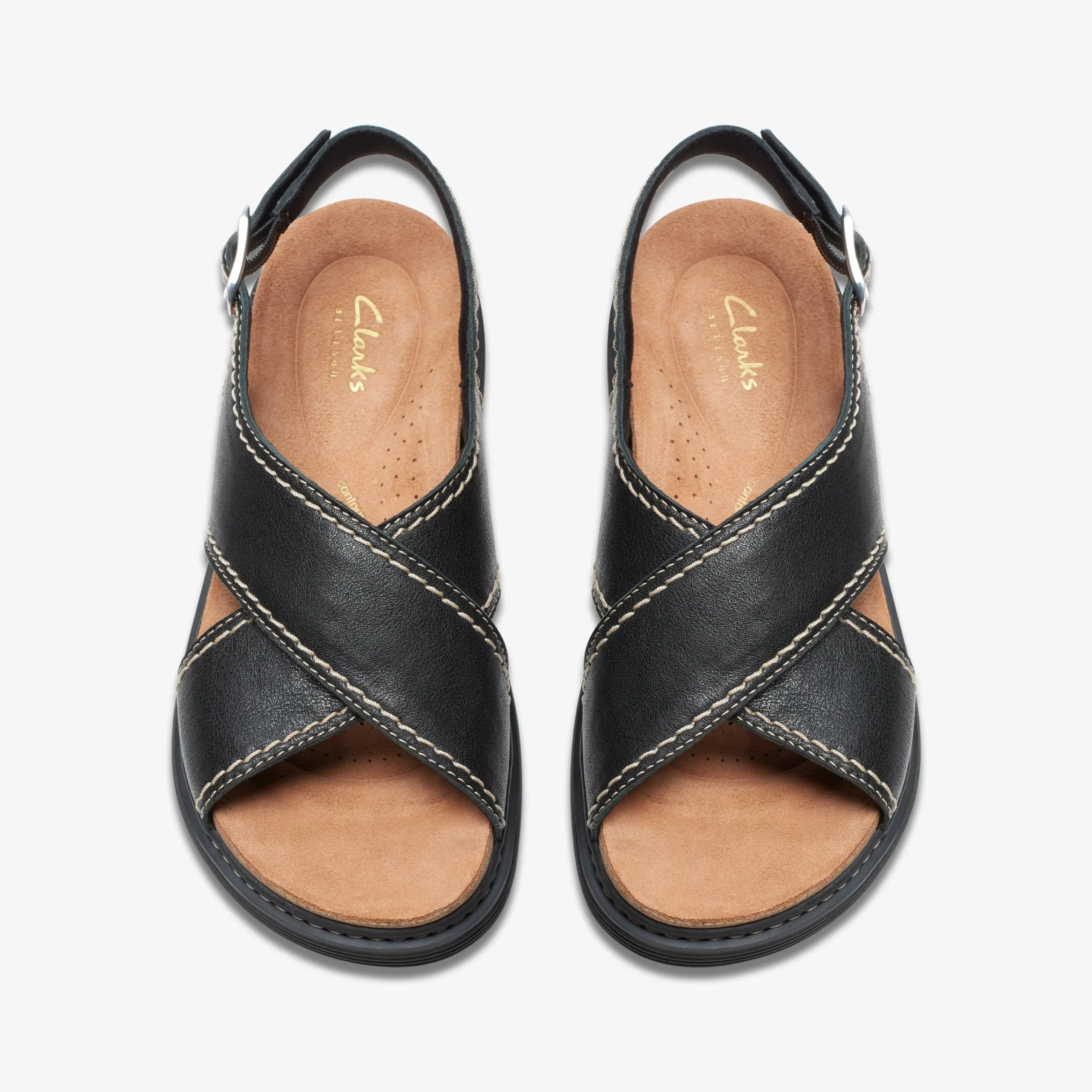 Clarks Arwell Sling Black Leather Best