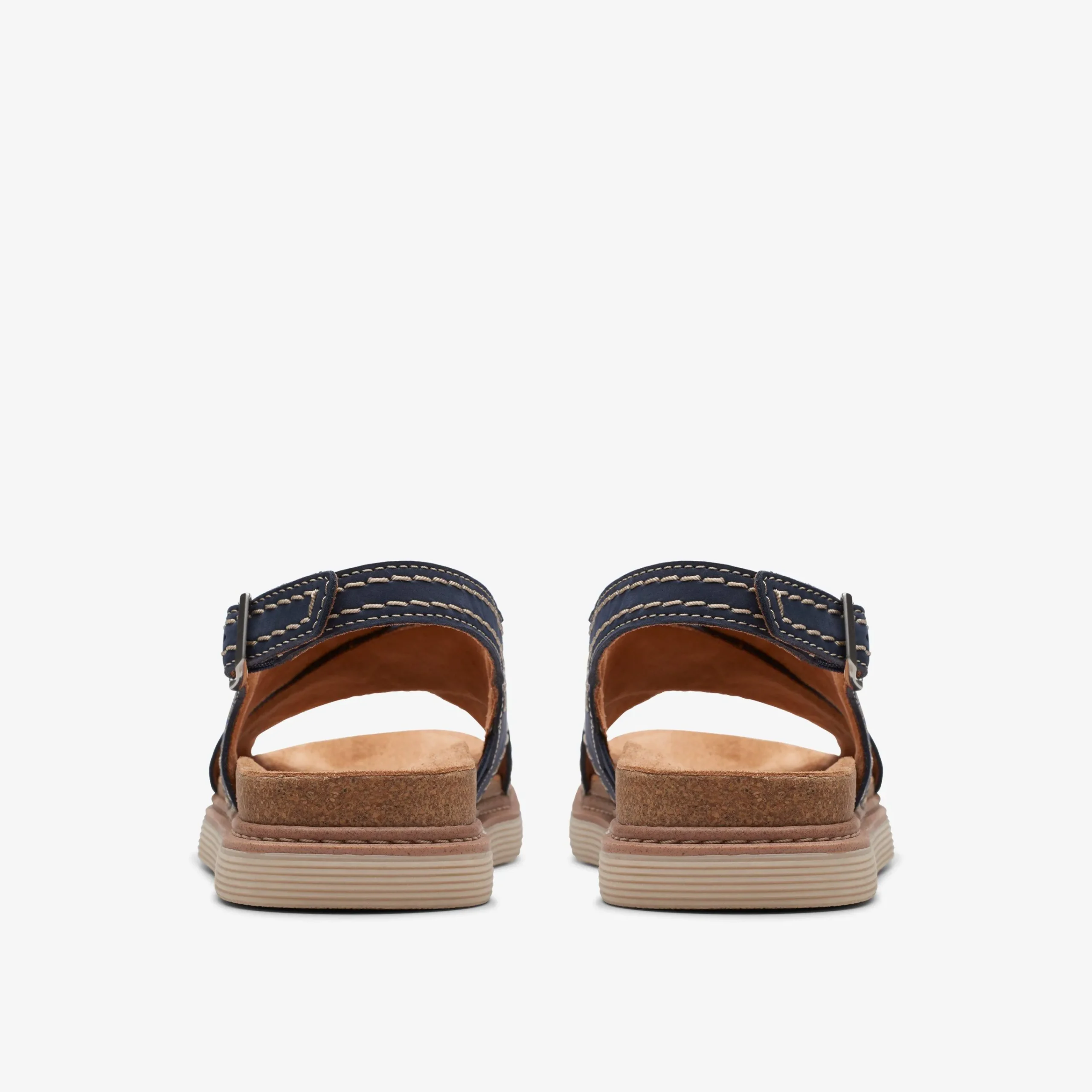 Clarks Arwell Sling Navy Nubuck Best Sale