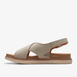 Clarks Arwell Sling Stone Nubuck Sale