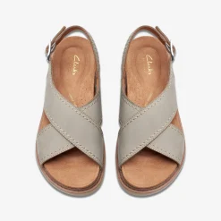 Clarks Arwell Sling Stone Nubuck Sale