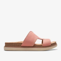 Clarks Arwell Walk Peach Nubuck Outlet