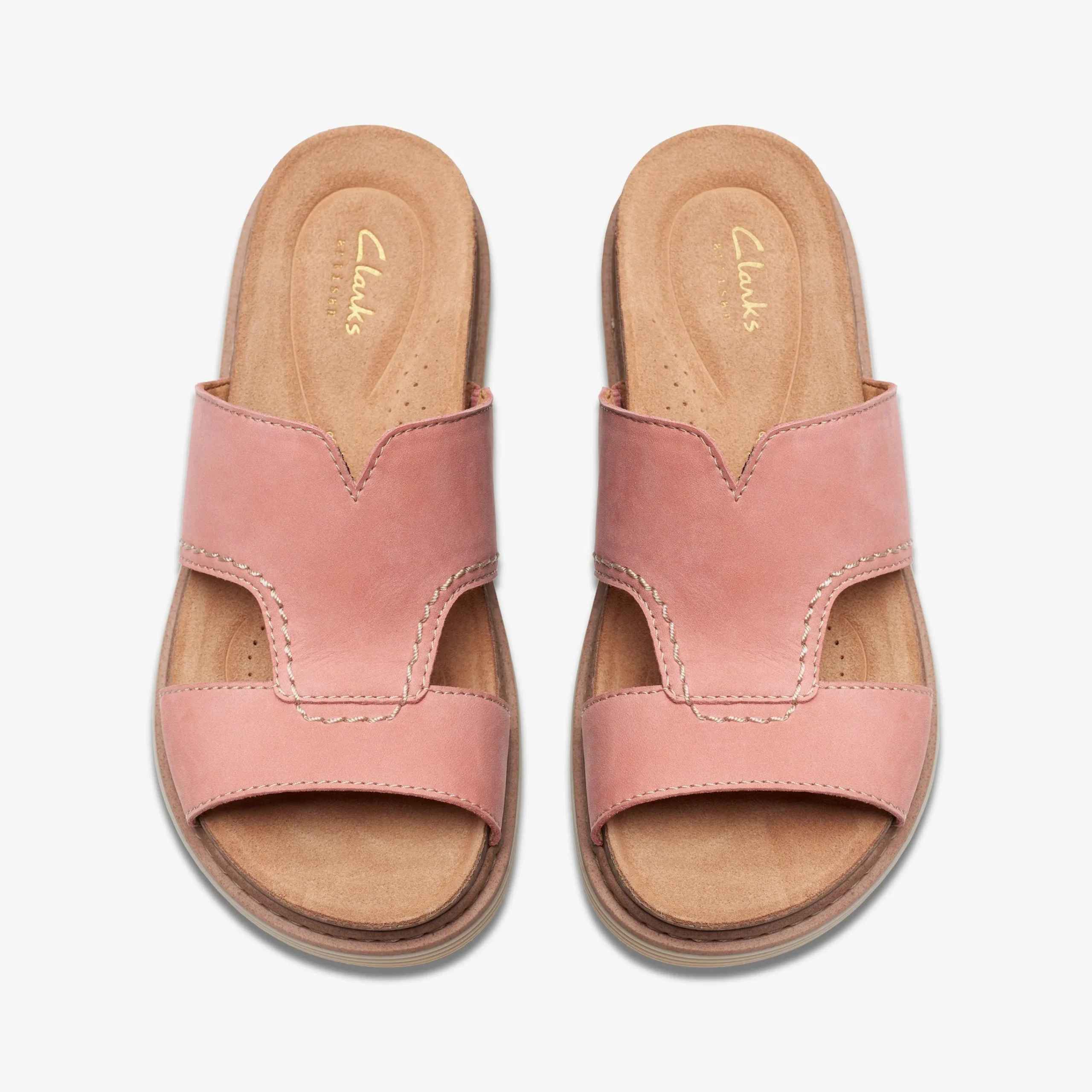 Clarks Arwell Walk Peach Nubuck Outlet