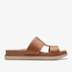 Clarks Arwell Walk Tan Leather Fashion