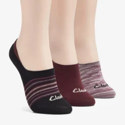 Clarks Assorted Shoe Liner Burgundy Cheap