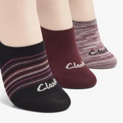 Clarks Assorted Shoe Liner Burgundy Cheap