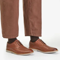 Clarks Atticus Leather Lace Dark Tan Leather Shop