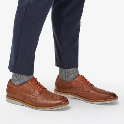Clarks Atticus Leather Limit Dark Tan Leather Online