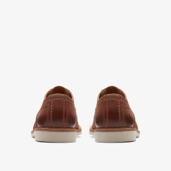 Clarks Atticus Leather Limit Dark Tan Leather Online
