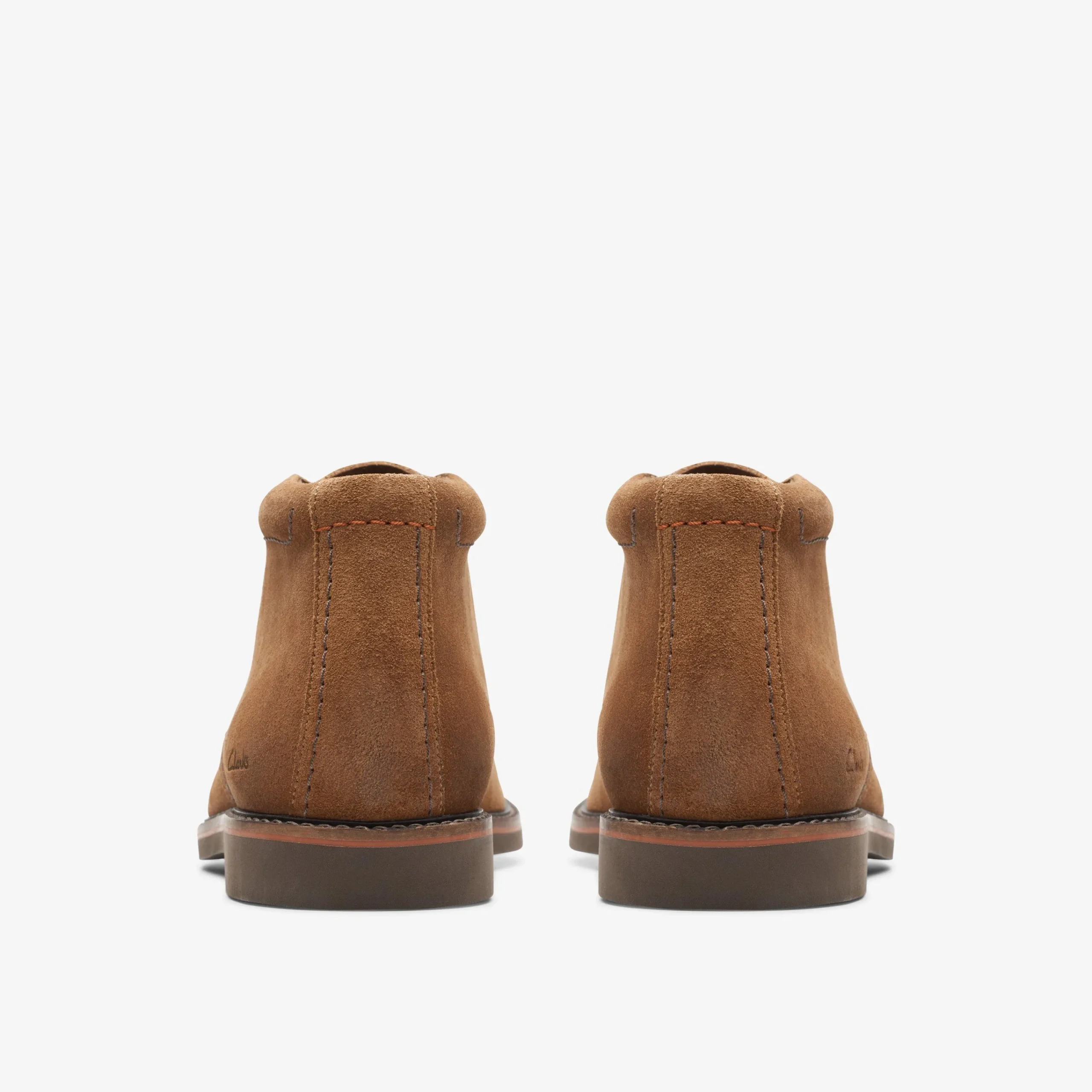 Clarks Atticus LT Hi Cognac Suede New