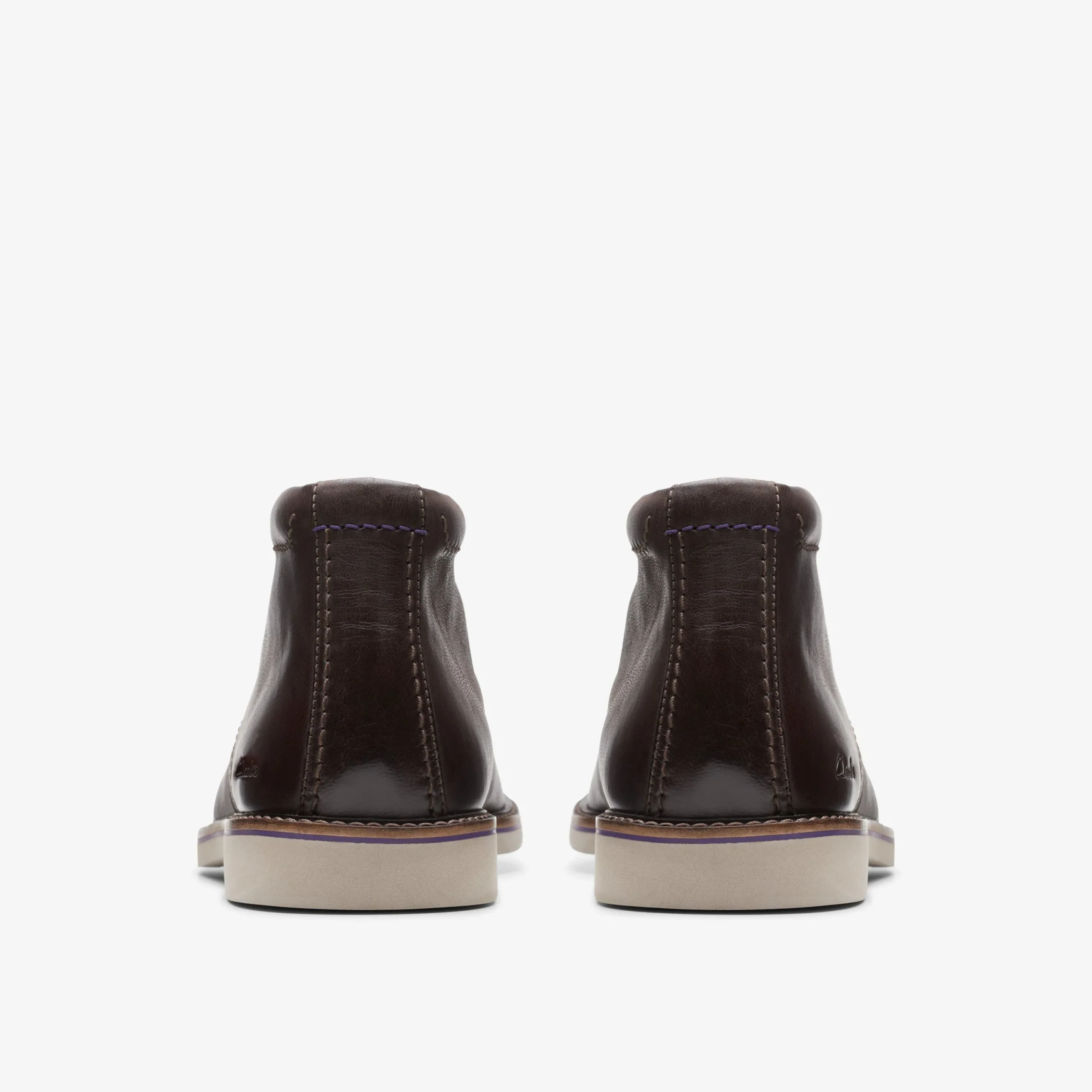 Clarks Atticus LT Hi Dark Brown Leather New