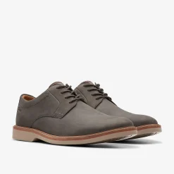 Clarks Atticus LT Lace Dark Grey Nubuck New