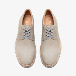 Clarks Atticus LT Lace Grey Nubuck Store